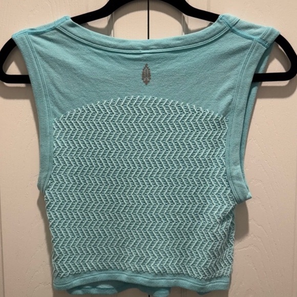 NWOT Free People Movement Free Throw Textured Muscle Tank - Picture 6 of 9